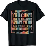 [X.Style] You Can't Tell Me What-to-Do Funny Grandma Grannie ds1692 T-Shirt (L) Black