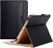 Case for iPad Pro 9.7 Inch Case 2016 Leather Stand Folio Cover Black