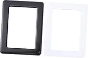 GRIRIW 2pcs Refrigerator Magnetic Photo Frame Creative Wall Picture Holder for Home Decoration with Magnets for Living Bedroom Display