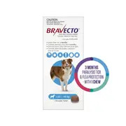 BRAVECTO Flea & Tick Chew Treatment 20-40Kg Dog - 2pk