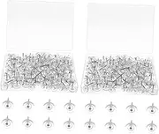 CANIGHT 300pcs Transparent Push Pins for Cork Boards Bulletin Boards and Wall Hangings Clear Thumb Tacks for School Office and Home Decor Reliable Stability and Decorative Versatility