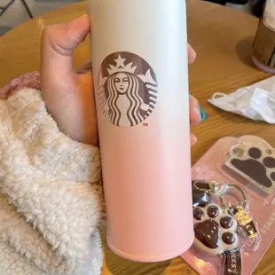 STARBUCKS 星巴克漸變色保溫瓶彈跳蓋 500ML 商品