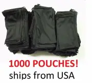 Cheap Bulk Lot 1000 Black Micro Fiber Sunglasses Carrying Pouch Case Bag Sleeve