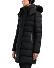 Moose Knuckles Watershed Shearling Trim Down Puffer Coat