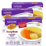 Kosher for Passover Gluten Free Meals, Chicken Soup with Non Gebrokts Matzo Ball
