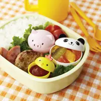在飛比找樂天市場購物網優惠-大賀屋 日本 TORUNE 碗動物杯 豬 熊貓 雞 便當菜隔
