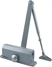 Door Closers, Hinges, Automatic Door Closer, Adjustable Hydraulic Door Closer Overhead Fire Rated Door Closer with Two Independent Valves Control Sweep Self Closing Door (Size : 100~150kg)