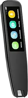 Dictionary Translation Pen Scanner Text Scanning Reading Translator Device Multilingual Scanner WiFi/Hotspot Connection/Offline Recording Pen Support 112 Languages