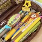Cosmetic Bag Canvas Pencil Case Large Capacity Korean Stationery Bag Kids Gift