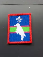 UK Scout Patrol Badge Old Logo Woodpecker