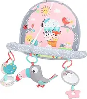 RIZGHWOY Rear Car Baby Toy Car Activity Arch Toy for Baby Newborn Travel Infant with Mirror and Music Box Educational and Adjustable for Backseat