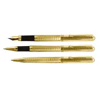 在飛比找樂天市場購物網優惠-PLATINUM 白金牌 鋼筆+鋼珠筆+原子筆-3支入對筆 