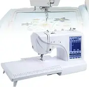 Automatic Sewing Machine Electric Embroidery Machine 158 Built-in Designs with 4" x 9.2" Embroidery Area and LCD Touch Screen, 210 Built-in Letters and 30 Pattern Borders, Sewing Made Easy