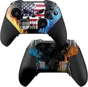DreamController American Warrior X-box Elite Controller Series 2 Limited Edition Custom Elite Series 2 Controller for X-box One/Series X/S. with Advanced HydroDip Paint Technology(Not Just a Skin)