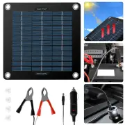 10W Solar Panel Kit 12V Waterproof Solar Trickle Charger Portable Solar fapQW