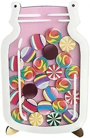 Candy Jar Reward System, Reward Glass Classroom - Glass Reward System with 30 Candy Coins, Classroom Behavior Management Tools, Bulletin Board Chart for Classroom Management