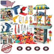 Child's Magic Tool Workbench with Realistic Drill & Storage for Educational Fun