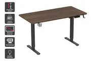 Ergolux Electric Standing Desk 140 x 70cm (Walnut/Black)