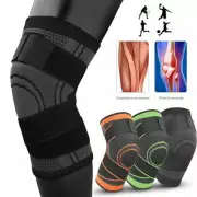 Knee Compression Sleeve Bandage Gym Sports Knee Leg Brace Pain Relief Magic Tape