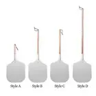 Convenient Pizza Peel Pizza Paddle Turning Peel Homemade with Wooden Handle