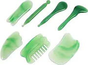 ORFOFE 1 Set Facial Massage Gua Tool Scraping Massage Tools for Facial Rejuvenation and Muscle Relief Easy to Use for Daily Skincare Routine