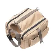 Lightweight Cotton Canvas Adjustable Pet Saddle Backpack for Large Dogs