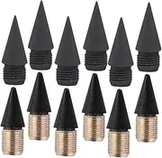 Tofficu 40pcs Inkless Pencil Nibs for Everlasting Pencil Reusable Writing Tips No Sharpening Needed for Boys and Girls Artists