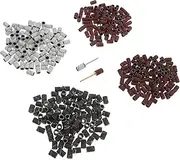 DONFAMDS 1 Set Nail Art Sanding Bands Professional Manicure Accessories for Polishing Foot Care Includes Axles Durable Easy to Use