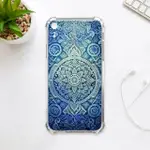 【TRON】IPHONE XR 藍色漸層印度HENNA幸運祝福圖騰 四角防摔殼 軟殼 手機殼