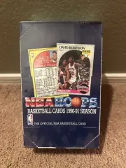 1990-1991 NBA HOOPS SERIES 1 FACTORY SEALED BOX