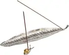 Leaf and Snail Incense Burner, Incense Holder Set Incense Ash Catcher, Incense S