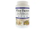 Natural Factors Whey Factors Grass Fed Hormone Free Whey Protein Natural French Vanilla Flavour 907g