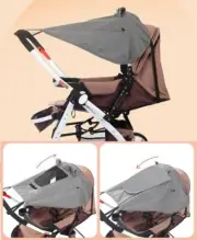 Shade UVB Awning Mosquito Insect Net Mesh RainTent Stroller Protection Accessory