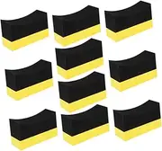 Alipis 10 Pack Car Wax Applicator Sponges Polishing Pads for Car Waxing Buffing Pads