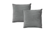 Ruby Plush Charcoal Quilt Cover Set by Alastairs