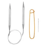 32" Circular Knitting Needles US 15/10.0mm Needles 5.51" Stainless Steel