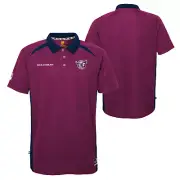 Manly Sea Eagles 2023 NRL Outerstuff Performance Polo Shirt Size S-2XL!