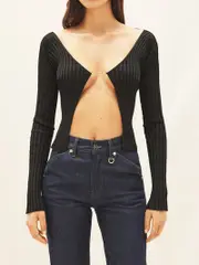 Jacquemus La Maille Pralù in Black