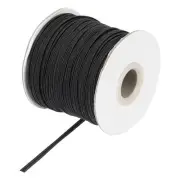 Elastic Sewing Bands 1/8 Inch x 50 Yards Black Elasticity Stretch Elastic Bands