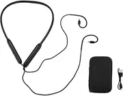 Wireless Earphone Cable Adapter with Microphone and Controller BT Neck Earphone Adapter Cable Replacement for IE40 Pro Earphones Black
