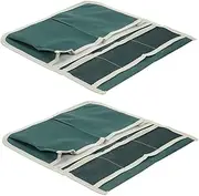TOYANDONA 2pcs Garden Kneeler with Tool Bag Comfortable Gardening Storage Pouch for Easy Transport and Versatile Use for Planting Weeding and Pruning