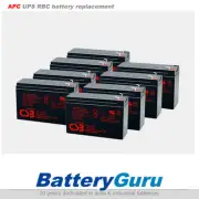 APC UPS RBC12/RBC27 Replacement battery 8x CSB GP1272 F2 terminal