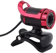 Webcam Camera USB 2.0 12M Pixels Clip-on Webcam Web Camera 360° Rotating Stand