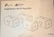Kasa Smart Wi-Fi Plug Mini by TP-Link (4-Pack) -