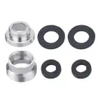 2Pcs Adaptors Tap Aerator Connector Tap Reducers Pipe Fitting 22 to 16mm