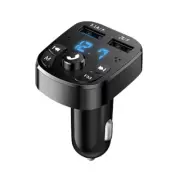 Car Mp3 Player Dual Usb Fast Charger Fm Bluetooth Receiver Bluetooth Compatible