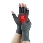 Fingerless Arthritis Compression Gloves Hand Wrist Brace Finger Pain Relief Support