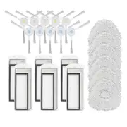 22PCS Suitable for Narwal T10 Sweeping Robot Accessories Side Brush Filter Screen Rag Mop Cloth