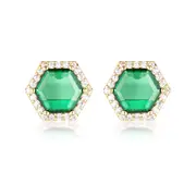 GEORGINI COMMONWEALTH COLLECTION BIRMINGHAM EARRINGS GOLD