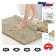 Thick Shag Bath Mat 44"×26" – Plush Water Absorbent Rug for Luxurious Comfort